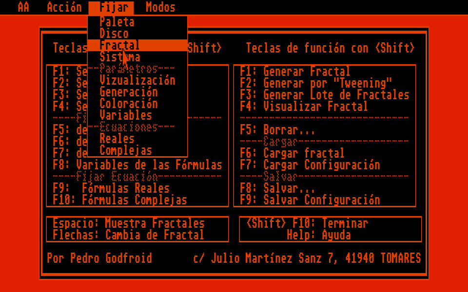Fractal atari screenshot